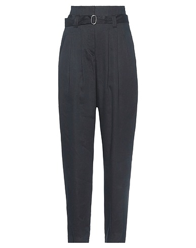 IRO Casual trouser Black 72% Linen, 28% Cupro