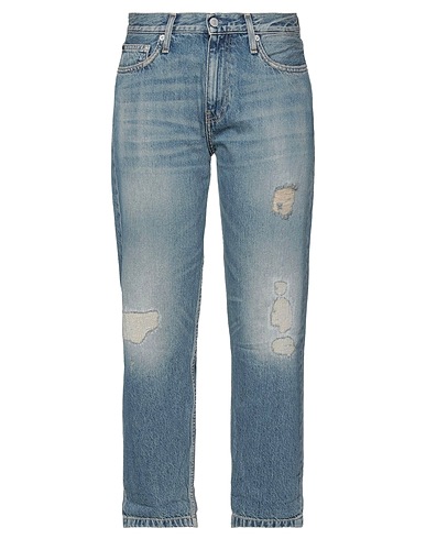 CALVIN KLEIN JEANS Boyfriend Blau 72% Baumwolle, 28% Hanf