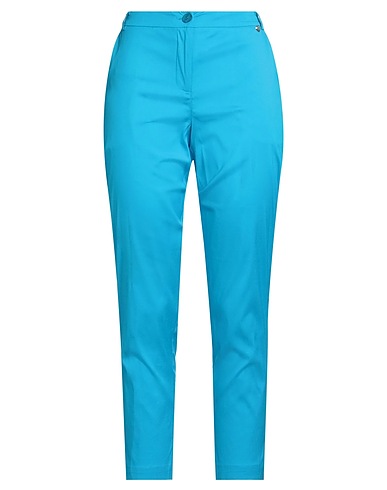 MY TWIN TWINSET Pantalon Bleu d'azur 81% Coton, 17% Polyamide, 2% Élasthanne