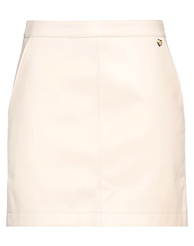 MY TWIN TWINSET Mini skirt Ivory 100% Polyester