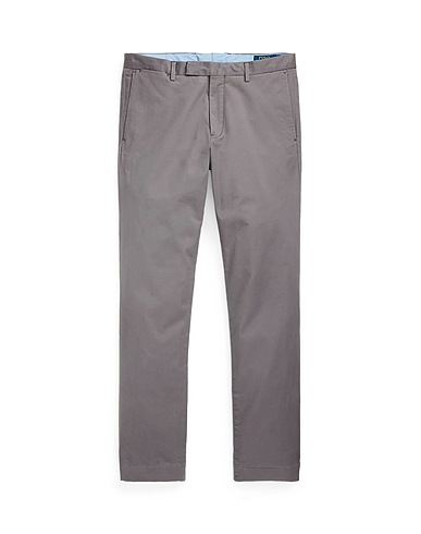 POLO RALPH LAUREN Casual trouser Grey 97% Cotton, 3% Elastane