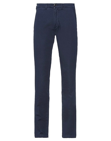 40WEFT Casual pants Midnight blue 70% Cotton, 27% Linen, 3% Lycra®