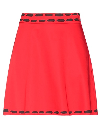 MOSCHINO Minirock Rot 96% Baumwolle, 4% Andere Fasern