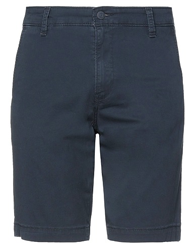 LEVI'S Shorts & Bermuda Midnight blue 98% Cotton, 2% Elastane