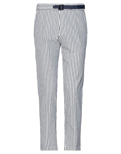 MANUEL RITZ パンツ ホワイト コットン 90% / リネン 8% / ポリウレタン 2%
