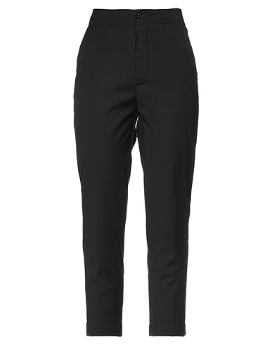 TRUE NYC® Casual pants Black 54% Wool, 43% Viscose, 3% Elastane