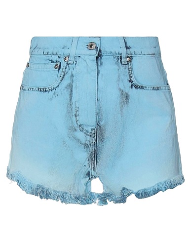 MSGM Denim shorts Sky blue 100% Cotton