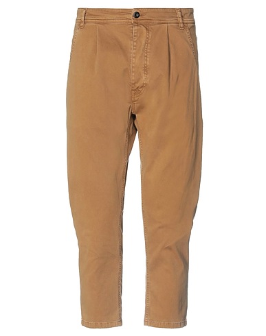 NOVEMB3R Casual trouser Camel 97% Cotton, 3% Elastane