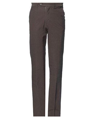 ADDICTION Casual pants Dark brown 100% Cotton