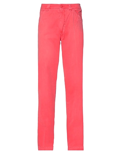 ADDICTION Casual pants Coral 100% Cotton