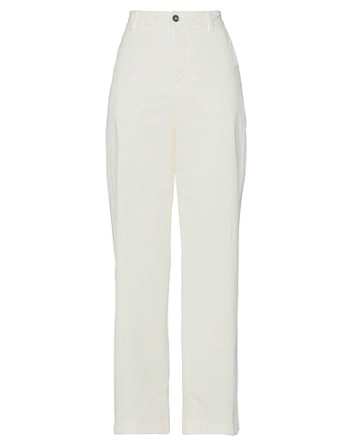TRUE NYC® Casual pants Ivory 97% Cotton, 3% Elastane