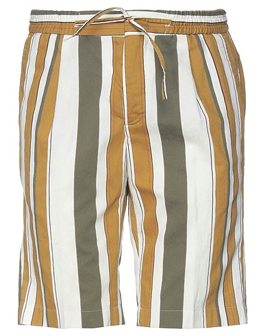 MANUEL RITZ Shorts & Bermuda Khaki 65% Cotton, 30% Polyester, 5% Other Fibres