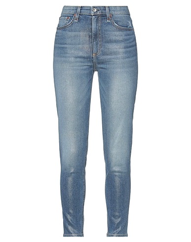 RAG & BONE Denim trousers Blue 98% Cotton, 2% Polyurethane