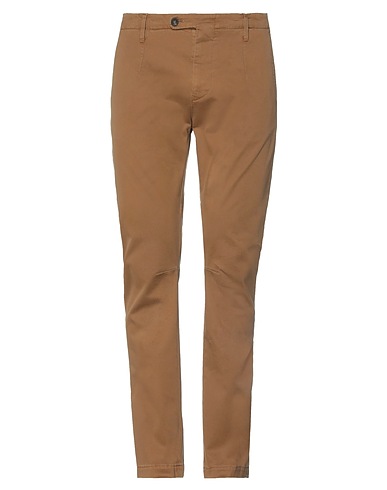 NOVEMB3R Pantalone Cammello 97% Cotone, 3% Elastan