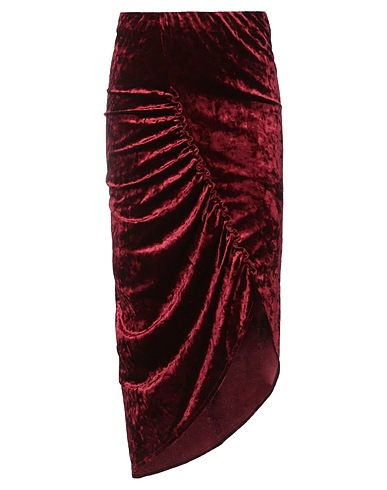ANIYE BY Midi skirt Burgundy 92% Polyester, 8% Elastane
