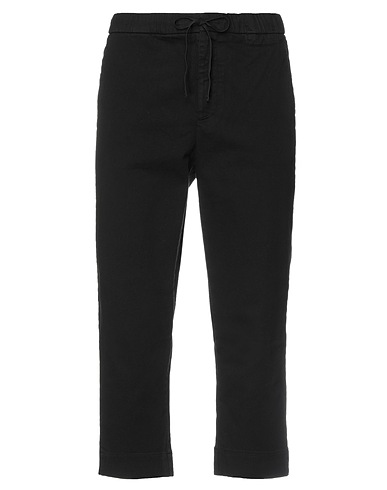 CARE LABEL Casual trouser Black 98% Cotton, 2% Elastane