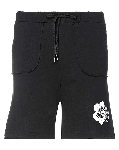 THE EDITOR Pantalone felpa Nero 100% Cotone