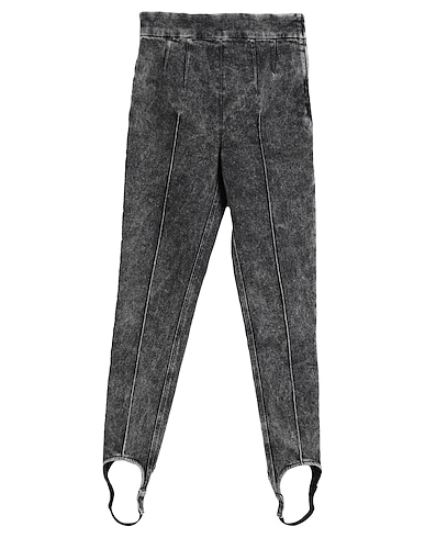 ISABEL MARANT Denim trousers Grey 99% Cotton, 1% Elastane