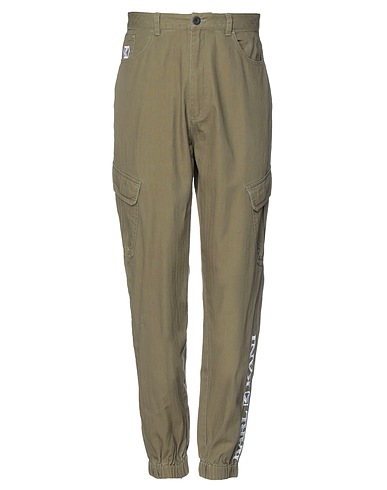 KARL KANI パンツ ミリタリーグリーン コットン 100%