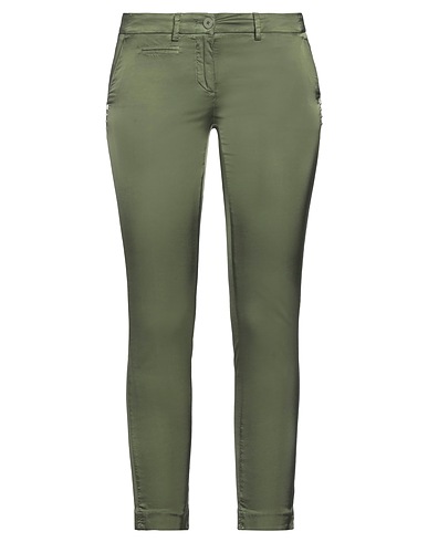 MASON'S Pantalone Verde militare 51% Cotone, 44% Viscosa, 5% Elastan