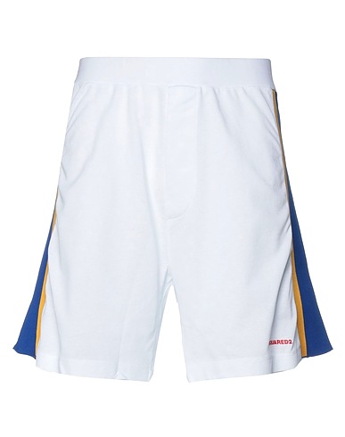 DSQUARED2 Shorts & Bermuda White 100% Cotton