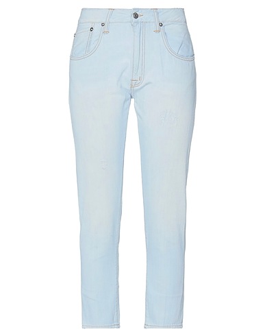 (+) PEOPLE Denim trousers Blue 100% Cotton