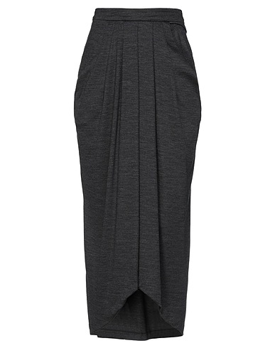 ISABEL MARANT Long skirt Charcoal 100% Virgin Wool