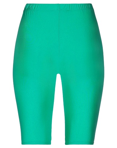 U R INK Shorts & Bermuda Emerald green 100% Polyester