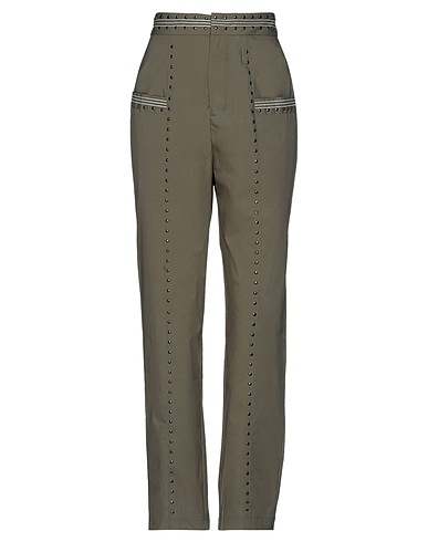 TWINSET Hosen Militärgrün 96% Baumwolle, 4% Elastan, Polyester