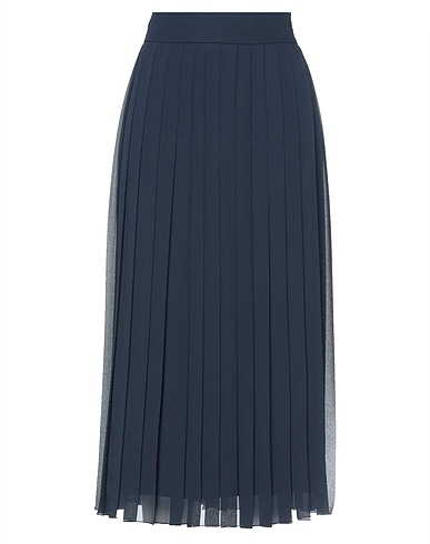 PESERICO Midi-Rock Nachtblau 100% Polyester