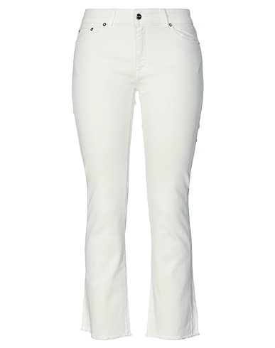 CARE LABEL Bootcut Jeans Ivory 98% Cotton, 2% Elastane
