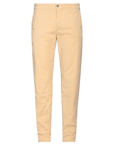 JECKERSON Casual pants Beige 97% Cotton, 3% Elastane