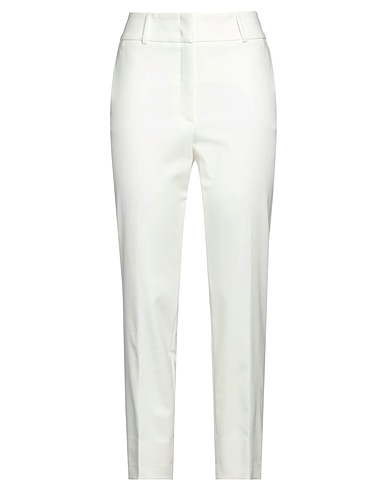 PESERICO Casual trouser Ivory 60% Cotton, 36% Viscose, 4% Elastane