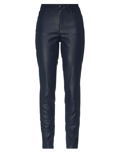 EMPORIO ARMANI Casual trouser Midnight blue 59% Modal, 39% Polyester, 2% Elastane, Polyacrylic