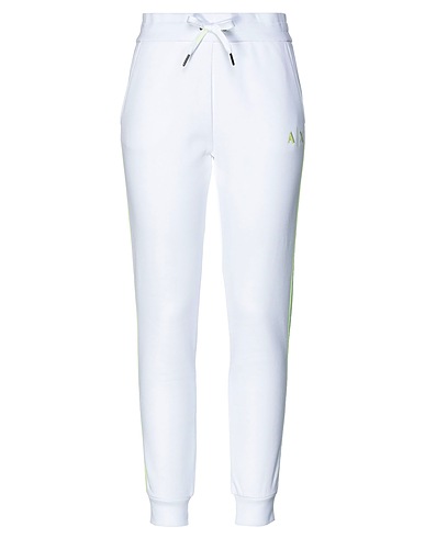 ARMANI EXCHANGE Casual trouser White 60% Cotton, 40% Polyester