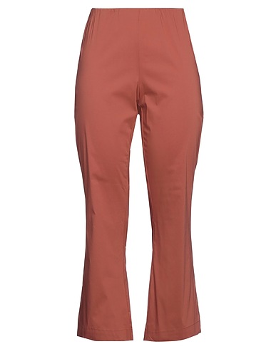 LIVIANA CONTI Casual trouser Antique rose 68% Cotton, 28% Polyamide, 4% Elastane