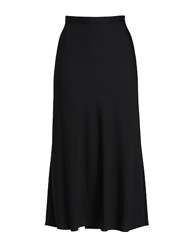 CALVIN KLEIN Юбка миди RECYCLED CDC BIAS CUT MIDI SKIRT
 Чёрный 100% Переработанный полиэстер