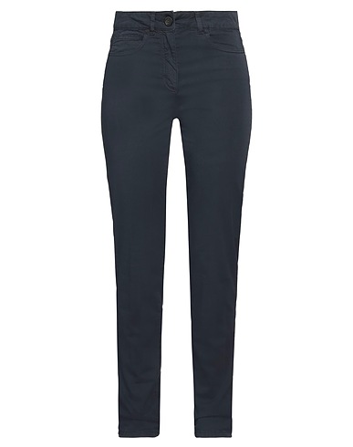 PESERICO Casual pants Midnight blue 97% Cotton, 3% Elastane