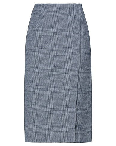CALVIN KLEIN 205W39NYC Midi skirt Slate blue 53% Polyamide, 47% Virgin Wool