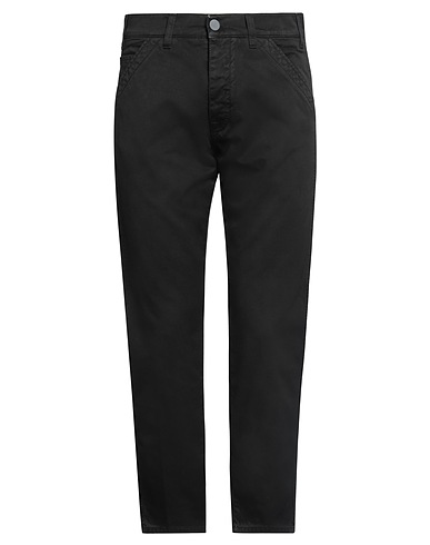 2W2M Pantalone Nero 100% Cotone