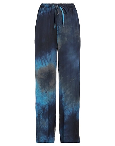 ROSSOPURO Pantalone Blu notte 100% Viscosa