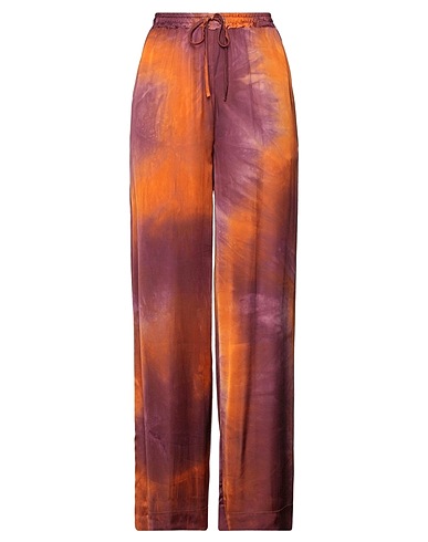 ROSSOPURO Casual trouser Brick red 100% Viscose