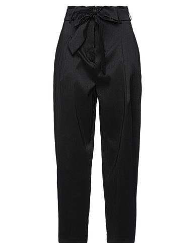 ROSSOPURO Casual trouser Charcoal 64% Polyester, 33% Nylon, 3% Elastane