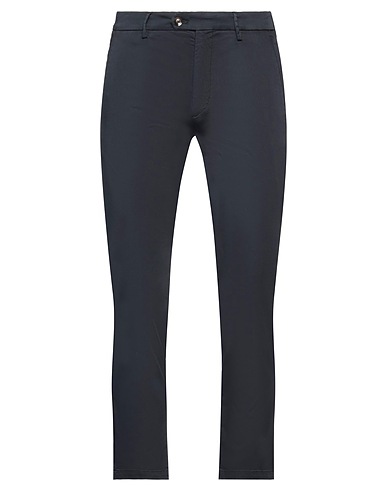 MICHAEL COAL Casual trouser Midnight blue 98% Cotton, 2% Elastane