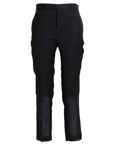 RICK OWENS パンツ ブラック バージンウール 89% / ナイロン 11%