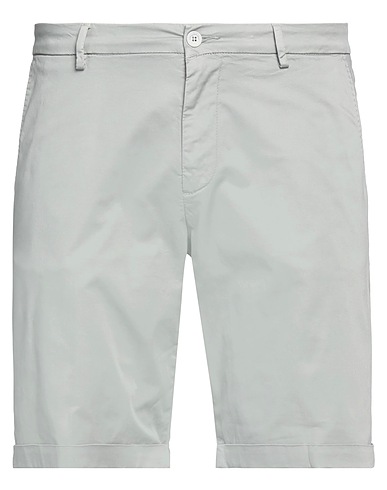 LUCA BERTELLI Shorts y Bermudas Gris 97% Algodón, 3% Elastán