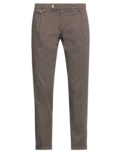 MICHAEL COAL Pantalone Marrone 98% Cotone, 2% Elastan