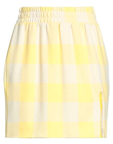 HAVEONE Mini skirt Yellow 53% Polyester, 44% Cotton, 3% Elastane