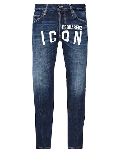 DSQUARED2 Denim pants Blue 100% Cotton