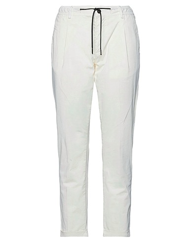 CAMOUFLAGE AR AND J. Casual trouser Beige 97% Cotton, 3% Elastane